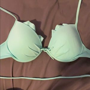 Turquoise bikini top